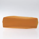 Salvatore Ferragamo Shoulder Bag Canvas Orange Auth BA3239-5