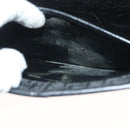 Christian Dior Trotter Canvas Chain Shoulder Bag Black Gold Auth BA3240-12