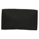 Christian Dior Trotter Canvas Chain Shoulder Bag Black Gold Auth BA3240-2