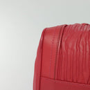 BALLY Hand Bag Leather Pink Gold Auth BA3242-10