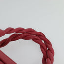 BALLY Hand Bag Leather Pink Gold Auth BA3242-8