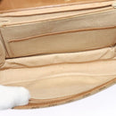 GUCCI Micro GG Canvas Shoulder Bag Beige Gold Auth BA3245-11