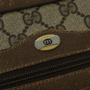 GUCCI GG Supreme Web Sherry Line Shoulder Bag PVC Beige 56 02 004 Auth BA3247-17