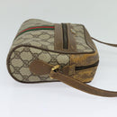 GUCCI GG Supreme Web Sherry Line Shoulder Bag PVC Beige 56 02 004 Auth BA3247-4