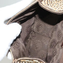 FENDI Shoulder Bag Leather Gold Auth BA3251-12