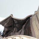 FENDI Shoulder Bag Leather Gold Auth BA3251-18