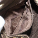 FENDI Shoulder Bag Leather Gold Auth BA3251-21