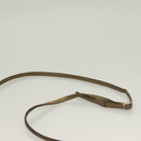 FENDI Shoulder Bag Leather Gold Auth BA3251-8