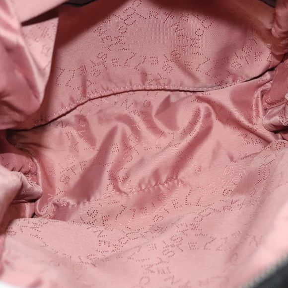 Stella MacCartney Falabella Chain Backpack Suede Black Silver 364517 Auth BA3253