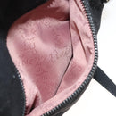 Stella MacCartney Falabella Chain Backpack Suede Black Silver 364517 Auth BA3253-24