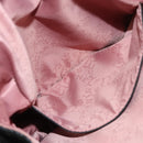 Stella MacCartney Falabella Chain Backpack Suede Black Silver 364517 Auth BA3253-25