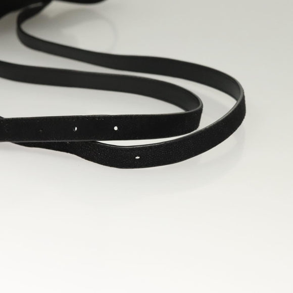 Stella MacCartney Falabella Chain Backpack Suede Black Silver 364517 Auth BA3253