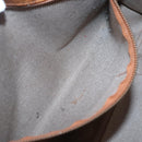 MCM Logogram Vicetos Shoulder Bag PVC Leather Brown Gold Auth BA3258-19