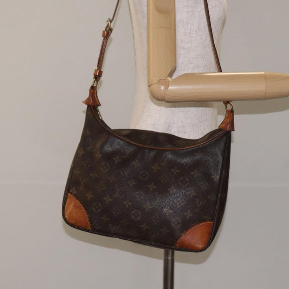 LOUIS VUITTON Monogram Boulogne 30 Shoulder Bag M51265 LV Auth BA3261