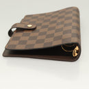 LOUIS VUITTON Damier Ebene Agenda MM Day Planner Cover R20240 LV Auth BA3262-5