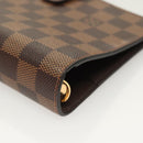 LOUIS VUITTON Damier Ebene Agenda MM Day Planner Cover R20240 LV Auth BA3262-7