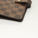 LOUIS VUITTON Damier Ebene Agenda MM Day Planner Cover R20240 LV Auth BA3262-14