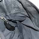 Chloe Shoulder Bag Leather 2wy Black Gold Auth BA3264-19