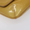 LOUIS VUITTON Monogram Vernis Thompson Street Bag Beige M91301 LV Auth BA3267-14