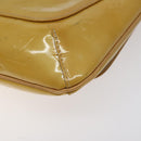 LOUIS VUITTON Monogram Vernis Thompson Street Bag Beige M91301 LV Auth BA3267-15