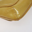 LOUIS VUITTON Monogram Vernis Thompson Street Bag Beige M91301 LV Auth BA3267-16