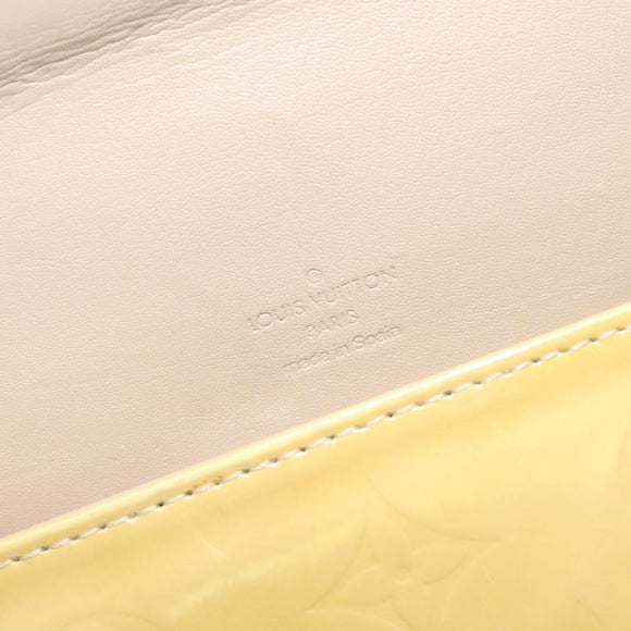 LOUIS VUITTON Monogram Vernis Thompson Street Bag Beige M91301 LV Auth BA3267