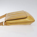 LOUIS VUITTON Monogram Vernis Thompson Street Bag Beige M91301 LV Auth BA3267-4