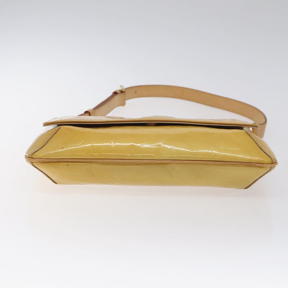 LOUIS VUITTON Monogram Vernis Thompson Street Bag Beige M91301 LV Auth BA3267