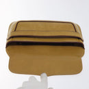 CARTIER Must Line Clutch Bag Leather Beige Auth BA3268-9