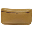 CARTIER Must Line Clutch Bag Leather Beige Auth BA3268-2