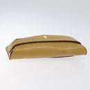 CARTIER Must Line Clutch Bag Leather Beige Auth BA3268-5