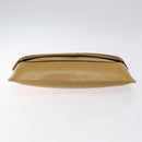 CARTIER Must Line Clutch Bag Leather Beige Auth BA3268-6