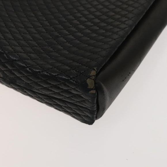 BALLY Quilted Bag Leather 3Set Green Black Brown Auth BA3270