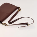 GUCCI Cartier GG Supreme Bag PVC Leather 2Set Beige Bordeaux gold Auth BA3271-14