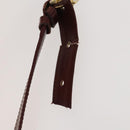 GUCCI Cartier GG Supreme Bag PVC Leather 2Set Beige Bordeaux gold Auth BA3271-18