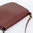 GUCCI Cartier GG Supreme Bag PVC Leather 2 Set Beige Bordeaux gold Auth BA3271-21