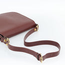GUCCI Cartier GG Supreme Bag PVC Leather 2 Set Beige Bordeaux gold Auth BA3271-22