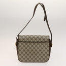 GUCCI Cartier GG Supreme Bag PVC Leather 2Set Beige Bordeaux gold Auth BA3271-3