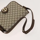 GUCCI Cartier GG Supreme Bag PVC Leather 2Set Beige Bordeaux gold Auth BA3271-5