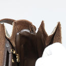 GUCCI Cartier GG Supreme Bag PVC Leather 2Set Beige Bordeaux gold Auth BA3271-9