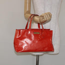 LOUIS VUITTON Vernis Wilshire PM Hand Bag Orenge Sunset M93644 LV Auth BA3277-21