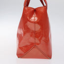 LOUIS VUITTON Vernis Wilshire PM Hand Bag Orenge Sunset M93644 LV Auth BA3277-4