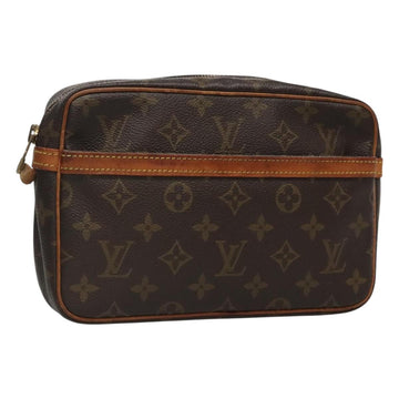 LOUIS VUITTON Monogram Compiegne 23 Clutch Bag M51847 LV Auth BA3278