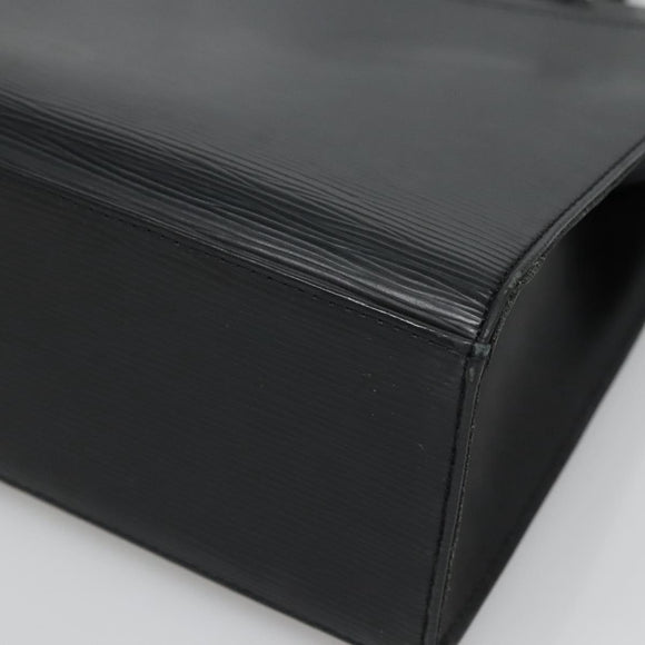 LOUIS VUITTON Epi Croisette PM Tote Bag Black M52492 LV Auth BA3293