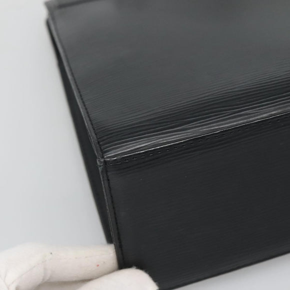 LOUIS VUITTON Epi Croisette PM Tote Bag Black M52492 LV Auth BA3293