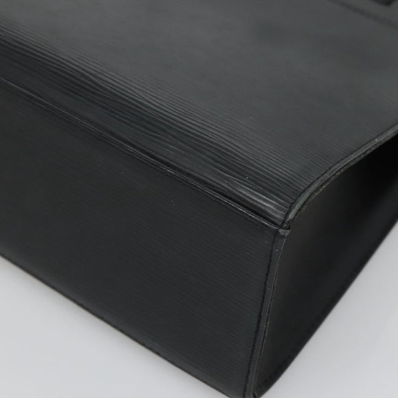 LOUIS VUITTON Epi Croisette PM Tote Bag Black M52492 LV Auth BA3293