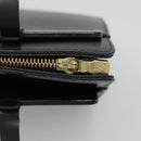 LOUIS VUITTON Epi Croisette PM Tote Bag Black M52492 LV Auth BA3293-10