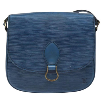 LOUIS VUITTON Epi Saint Cloud GM Shoulder Bag Toledo Blue M52195 LV Auth BA3294 - 0