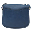 LOUIS VUITTON Epi Saint Cloud GM Shoulder Bag Toledo Blue M52195 LV Auth BA3294-3