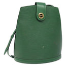 LOUIS VUITTON Epi Cluny Shoulder Bag Green M52254 LV Auth BA3296-1